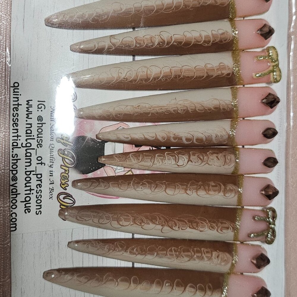 XXL Length handmade press on nails